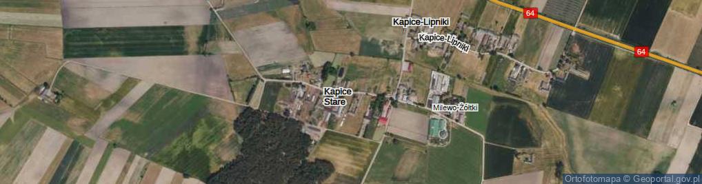 Zdjęcie satelitarne Kapice Stare ul.